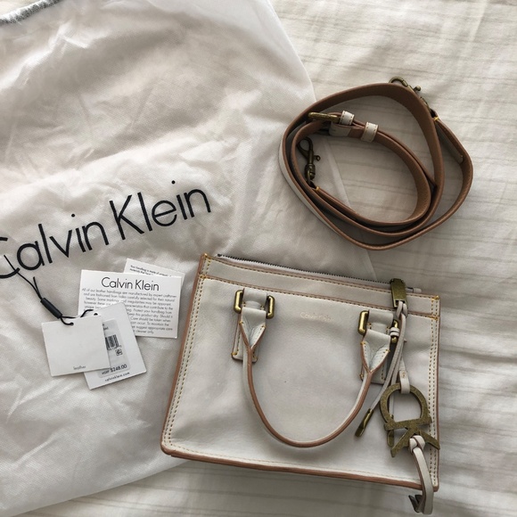 💖 Calvin Klein Brynn Suede Tote Crossbody - Picture 1 of 13